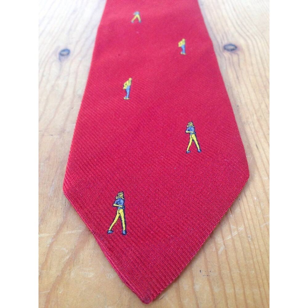 Vtg 80s Kyoto Silk Jennings Jones NYC New Wave People Vaporwave Skinny Tie 2.75"